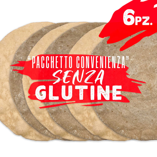 Set Basi Pizza Senza Glutine Classiche e Integrali